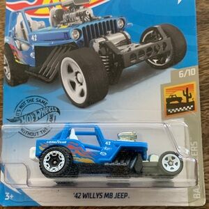 ‘42 Willys MB Jeep Blue Hot Wheels Baja Blazers